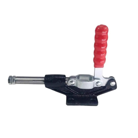 Heavy Duty Push Pull Quick Clamp Toggle Fixture Tooling Vise locks down tight for woodworking and metal fabrication projects.