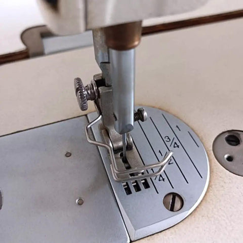 Five Piece Finger Safety Guard Set For Sewing Machines Including Juki, Consew, Yamata, Brother And Singer installed view