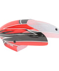 Heavy Duty Lightweight Servo Motor Upgrade For XK K110 RC Helicopter Slick Plastic Refit Parts in red and black design.