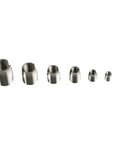 50 Pack Stainless Steel Thread Repair Insert Kit For M3 M5 M6 M8 And M10 Self Tapping Threaded Inserts lined in size order