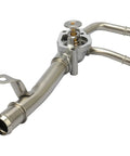 Top Tier Engine Coolant Thermostat Housing Assembly Fits Buick Enclave Chevy Traverse And Gmc Acadia, silver metal design with integrated valve.