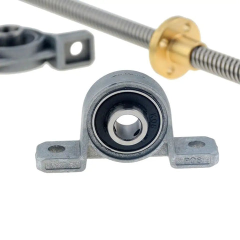 DIY Friendly 3D Printer Vertical Screw Rod Kit With T8 Lead Screw 2mm Pitch And 12mm 14mm Lead Options Stainless Steel Shaft Brass Nut