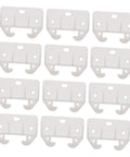 Plastic Drawer Slide Kit Heavy Duty Rails With Latches For Cabinets And Dressers 12 Piece Replacement Set displayed