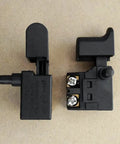 Pro Grade 250V 6A Variable Speed Trigger Switch Featuring Smooth Dial Control Built Tough For Daily Grind Quick Retrofit For Tile Saw And Electric Planer Part components showing connectors and trigger mechanism.