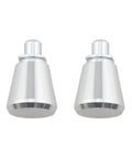 Two Pack Aluminum Spring Loaded Plunger Pins With Knob heavy duty mechanical catch showing polished silver finish and robust design.