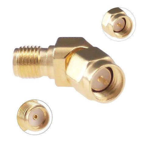 3 Pack SMA Male to SMA Female FPV Antenna Adapters Pro Grade Gold Plated Connectors for WiFi Antennas and Signal Boosters