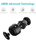 Disassembled view of Hidden Camera For Home Security 1080p HD Mini Spy Camera WiFi Wireless Indoor Nanny Cam with technical features.