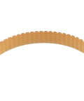 Built Tough For The Daily Grind Heavy Duty Ribbed Planer Belt For 9401 Belt Sander, resilient rubber drive belt in close-up view.
