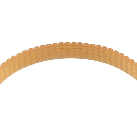 Built Tough For The Daily Grind Heavy Duty Ribbed Planer Belt For 9401 Belt Sander, resilient rubber drive belt in close-up view.