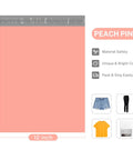 Peach Pink 12x15.5 Inch Poly Mailers 100 Pack Medium Self Seal Shipping Bags For Clothing And Small Biz Durable Thick Lightweight Envelopes