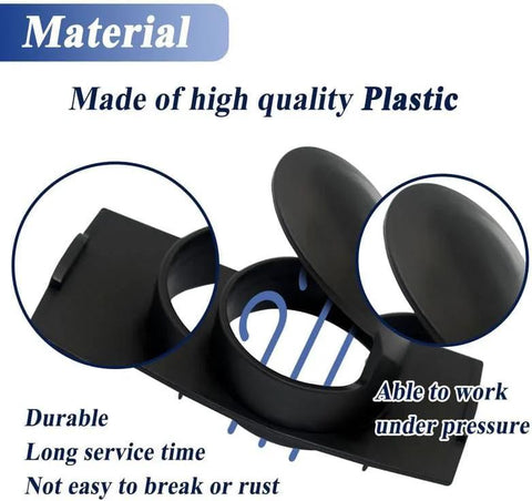 Black plastic inlet deflector vacuum accessory, Amazon brand (Generic 7413197)
