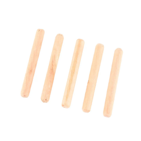 Ultimate Dowel Pin Kit For DIY Woodworking M6 50 Pack With Mixed Length Pins For Furniture Assembly And Solid Wood Joints Easy Fit And Strong Hold For Projects And Repairs Home Improvement And Pro Shop Use, five wooden dowel pins