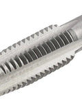 Close-up of M8 1.25 Metric Tap for Metalworking, Right Hand Threading in steel, aluminum, copper, and cast iron.