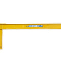 Badass Heavy Duty Wall Mount Full Cantilever Jib Crane With Smooth Swingin Motion 8 Foot Span 500 Pound Capacity Cat Yellow Finish for rough shop work, 1-ton capacity beam.