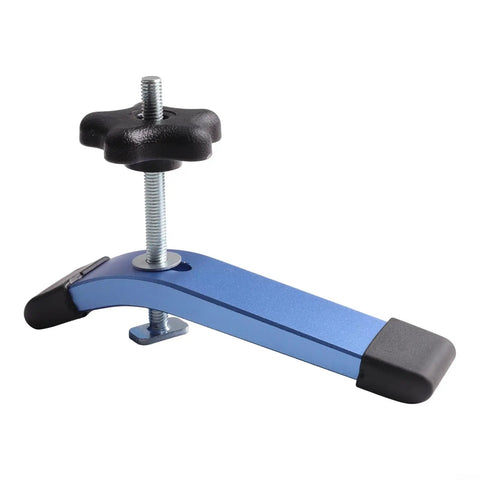 Rock Solid 2-Pack T-Slot Clamps With M8 Hold Down And Slide Tracks Plus Anodized Aluminum Lever Handle for woodworking