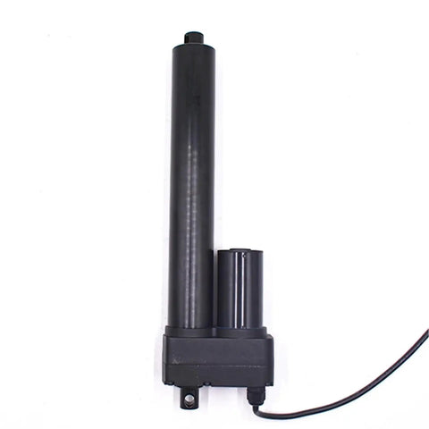 Heavy Duty Electric Linear Motion Actuator Packing 4 Inch And 8 Inch Strokes On 12V Or 24V DC side view showing actuator motor and casing.