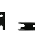 Mounting brackets set: two black heavy-duty steel brackets for linear actuators.