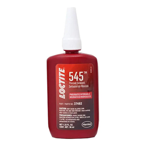 Pneumatic And Hydraulic Thread Sealant For High Pressure Systems With No Fillers Or Particles That Could Contaminate Fluids Cures On As Received Fasteners 36 Milliliter Bottle Pack Of Six Locks And Seals Threads Cleanly