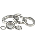304 Stainless Steel Spring Lock Washer Kit With Elastic Gasket Set M1.6 Through M20 937 Pieces Heavy Duty Built To Last Corrosion Resistant Hardware Fasteners Box For Mechanical Bike Auto And DIY Projects, assorted sizes