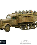 Opel Blitz Maultier WWII Truck 1 56 Scale Tabletop Miniatures Set Plastic Paintable 28mm soldier figures unpainted minis in truck