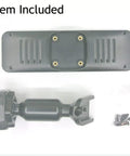 Metal Rear View Mirror Back Plate Panel And Dash Cam Mount Arm For Car DVR Replacement Strap Free Bracket laid out
