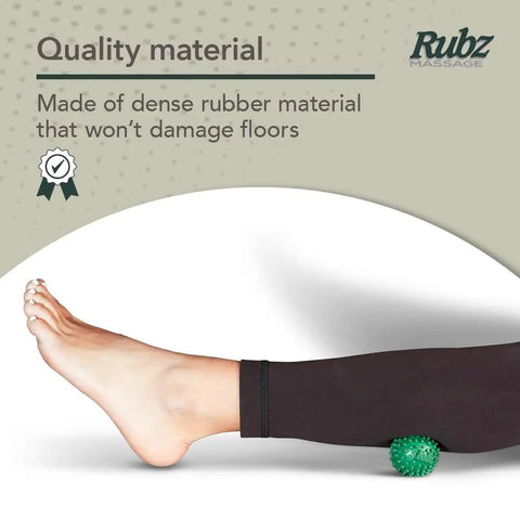 Foot Rubz Hand And Back Massage Ball For Plantar Fasciitis Pain Relief Sore Feet And Tight Muscles under foot