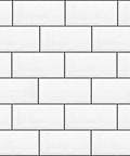 Easy Peel And Stick Subway Tile Backsplash Wallpaper For Kitchen, Bathroom, And Laundry Room, Waterproof And Oilproof White Brick Pattern