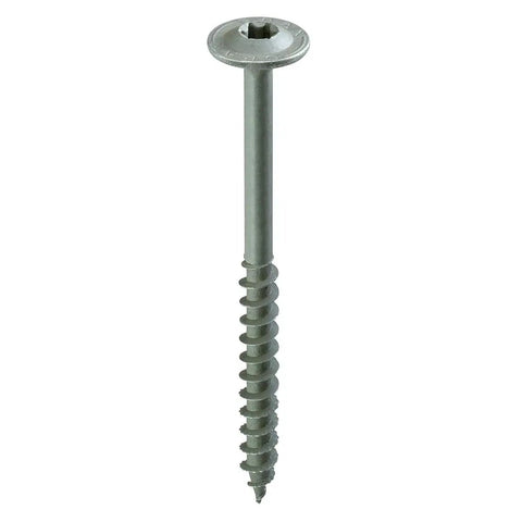 Badass Quarter Inch By Two Point Five Structural Lag Screws Grade 5 Heavy Duty Fasteners with integrated washer head.