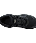Top view of Titan Black Steel Toe Work Boots With Kevlar Puncture Proof Midsole And Cushioned Insoles For All Day Comfort, Safety, And Style
