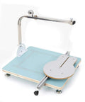 Foam Cutting Machine For Crafting And Sculpting And Carving, Hot Wire Foam Cutter Table on a light blue base, side angle view