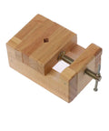 DIY Friendly Wooden Flat Vise Clamp On Bench Vise For Woodworking Carving And Engraving With Clamp On Tongs And Seal Pad Pliers