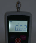 Digital Force Meter Portable Push And Pull Tester 2N To 20N With Built In Sensor For Material Testing And Quality Control Lab Grade Precision Easy Readout Durable Pocket Sized Handy Tool displaying 0.62 N