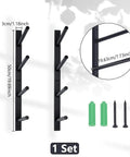Heavy Duty Four Tier Skateboard Wall Mount Rack Adjustable Ski And Snowboard Holder shown with mounting hardware, dimensions, and design.