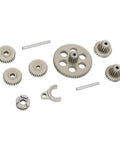 Beefed Up Hardened Steel RC Crawler Transmission Gear Set For 1 By 24 And 1 By 18 Scale Models Precision Machined Gearbox Upgrade