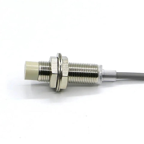 TR12 4AC Normal Close Motion Detection Sensor Switch Inductive Proximity Sensor For Automation And Industrial Control Systems The Workhorse Go To Choice For Door Interlocks And Conveyor Line Monitoring Built To Last. Metal threaded cylindrical TR12 4AC inductive proximity sensor with cable