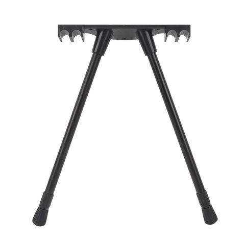 Aluminum Alloy Adjustable Foldable Table Legs With Nylon Connectors for outdoor tables, showing two extended legs.