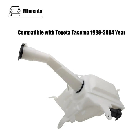 Windshield Washer Reservoir Replacement Fits Toyota Tacoma 1998 1999 2000 2001 2002 2003 2004 OEM Grade Includes Pump 85315-04060 8531504060 TO1288184 Easy Install Durable Washer Fluid Tank Upgrade