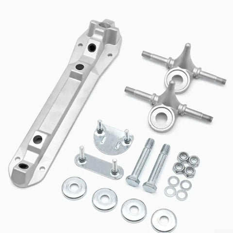 Pro Grade Aluminum Alloy Roller Skating Plate For Quad Skates Replacement Part Size 43 45 Black Lightweight with components