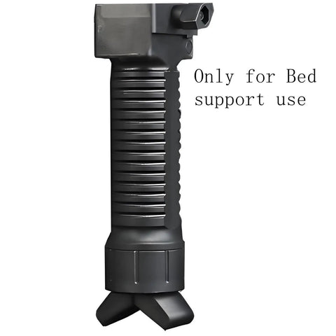 Adjustable Support Leg For Tactical Bed Black No Cap Durable Nylon Construction Easy Snap On Attachment Reduces Vibration And Noise