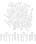 Heavy Duty Drywall Anchors Kit 300 Pieces With Screws And Plugs White POM Material Easy Install Expansion Tubes