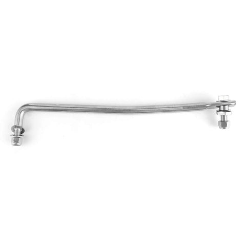 Stainless steel outboard steering arm, side view. Outboard Steering Arm Connecting Link Tie Rod Fits Yamaha 30 40 60 HP Mercury 50 HP OptiMax Johnson 115