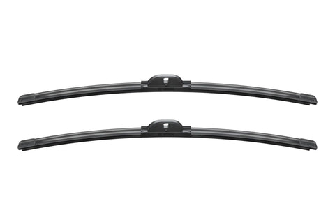 All Weather Windshield Wiper Blades 22 Inch Pair Streak Free Rain Snow Visibility Straight Up Reliable Dual Rubber Graphite Coating