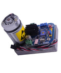 Beefy 180 Kg Cm Robot Servo With 12V To 24V Operation Metal Arm Plate For High Power Steering And Robotic Arms Compatible With ASME Series For Robotics Projects, side view