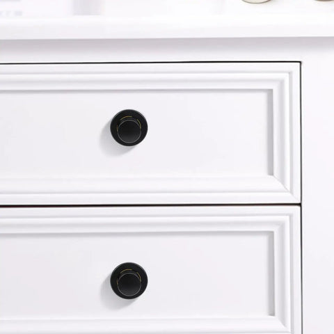 Six Pack Embedded Retractable Spring Knobs Zinc Alloy Cabinet Door Pulls Hidden Handle For Cabinets Drawers Dressers Cupboards