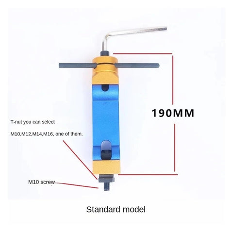 Top Tier Built Different Universal Cnc Mill Positioner Rock Solid Adjustable Work Stop And Multi Function Locator Tool, 190MM, durable steel, precision machining.