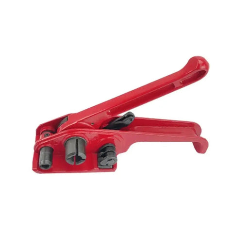 Heavy Duty Electric Strapping Machine With Heat Welding Tool Kit For Portable PP Banding red handheld applicator for packaging boxes.