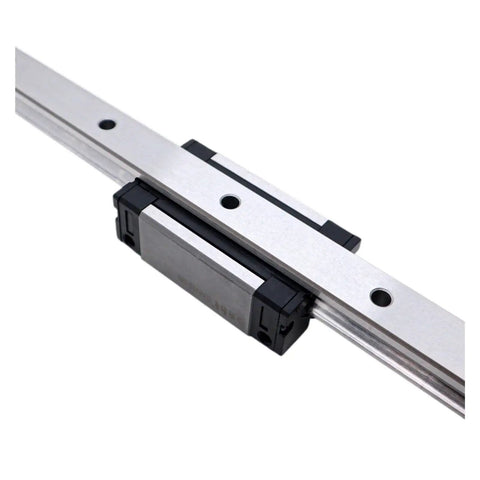 Heavy Duty 1000mm Linear Guide Rail With CNC Slide Block Set showing close-up of smooth low friction motion guideway.