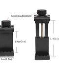 First Person POV Head Mount Phone Holder For Outdoor Filming, clip detail with rotation adjustment, fits 4 to 7 inch phones