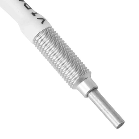 Close-up of a Fiber Optic Sensor Probe Cable 1 Meter Long with Gasket Nut and M6 threading, designed for measuring optical signals.