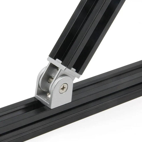 2 Pack Universal Pivot Angle Joint For 6mm Slot Aluminum Extrusion Profile 2020 Series Connect Two Aluminum Framing Profiles At Angles Zinc Alloy Durable Construction Easy Install Heavy Duty, 2020 extrusion corner joint